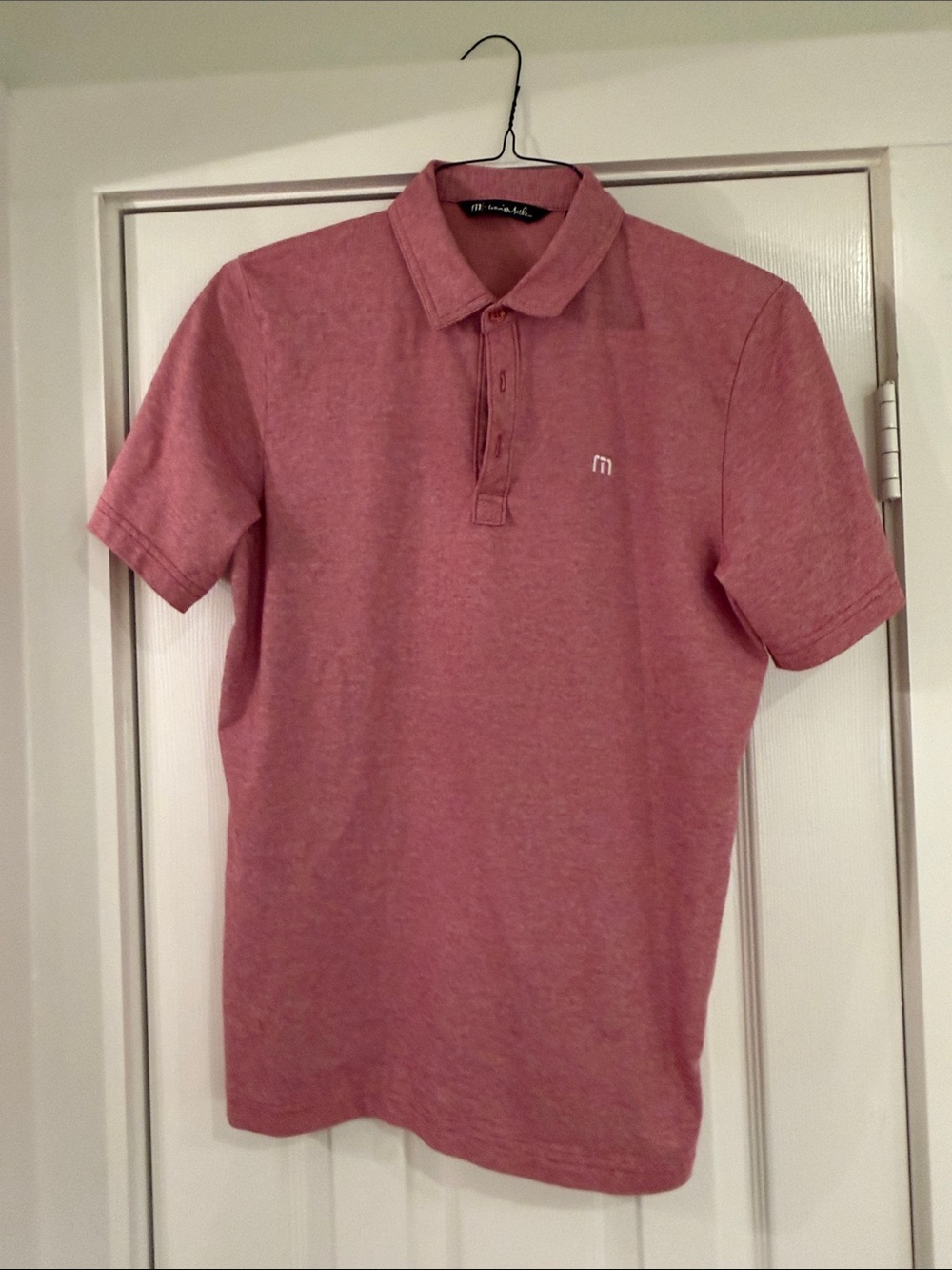 Travis Mathew Heather Rose Red Polo